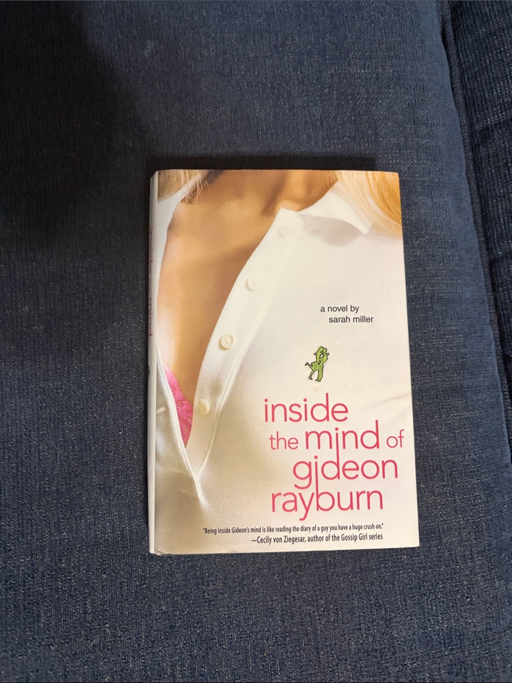 Inside the Mind of Gideon Rayburn - White Cover with Pink Text